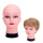 Cosmetology Manikin Bald Doll Head For Wig Making